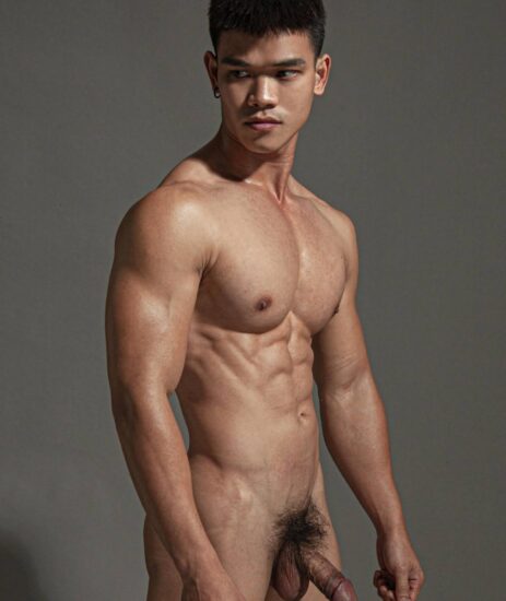 Hot nude muscular guy